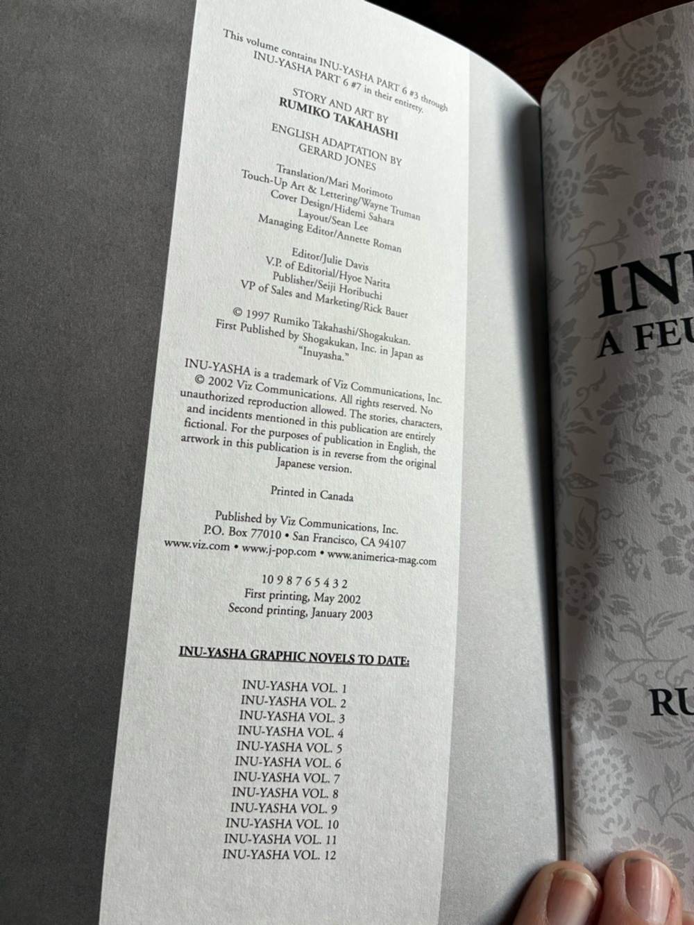 Inuyasha Manga Bundle Vol 2, 10–12 Early VIZ Editions - Picture 11 of 12